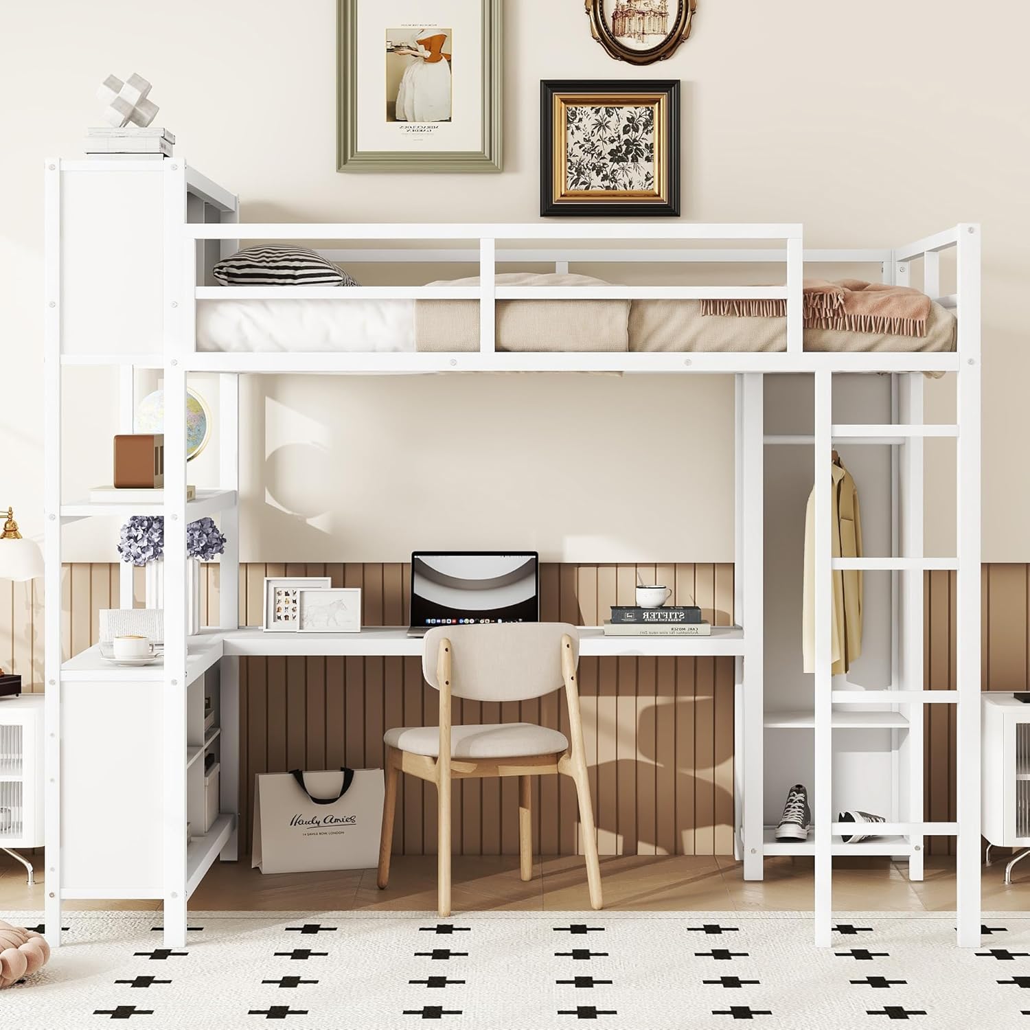Loft Bed with Stairs